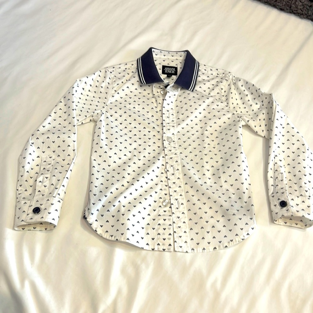 Armani Long Sleeve Button Down Shirt